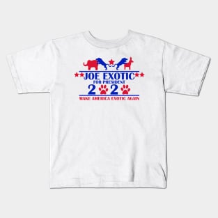 Joe Exotic For President Make American Exotic Again Kids T-Shirt